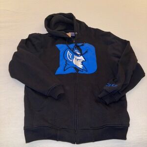 Champs Sports Duke Blue Devils Mens Full Zip Hoodie Sweatshirt Athletic M vtg